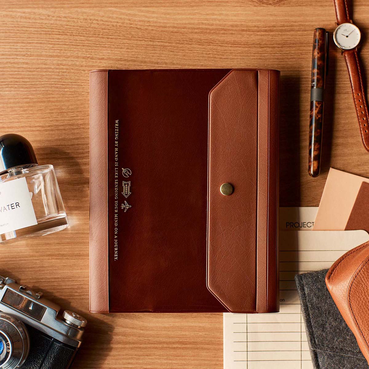 Hobonichi Techo 2026 A5 Cousin Notebook Cover Chocolate main image 0