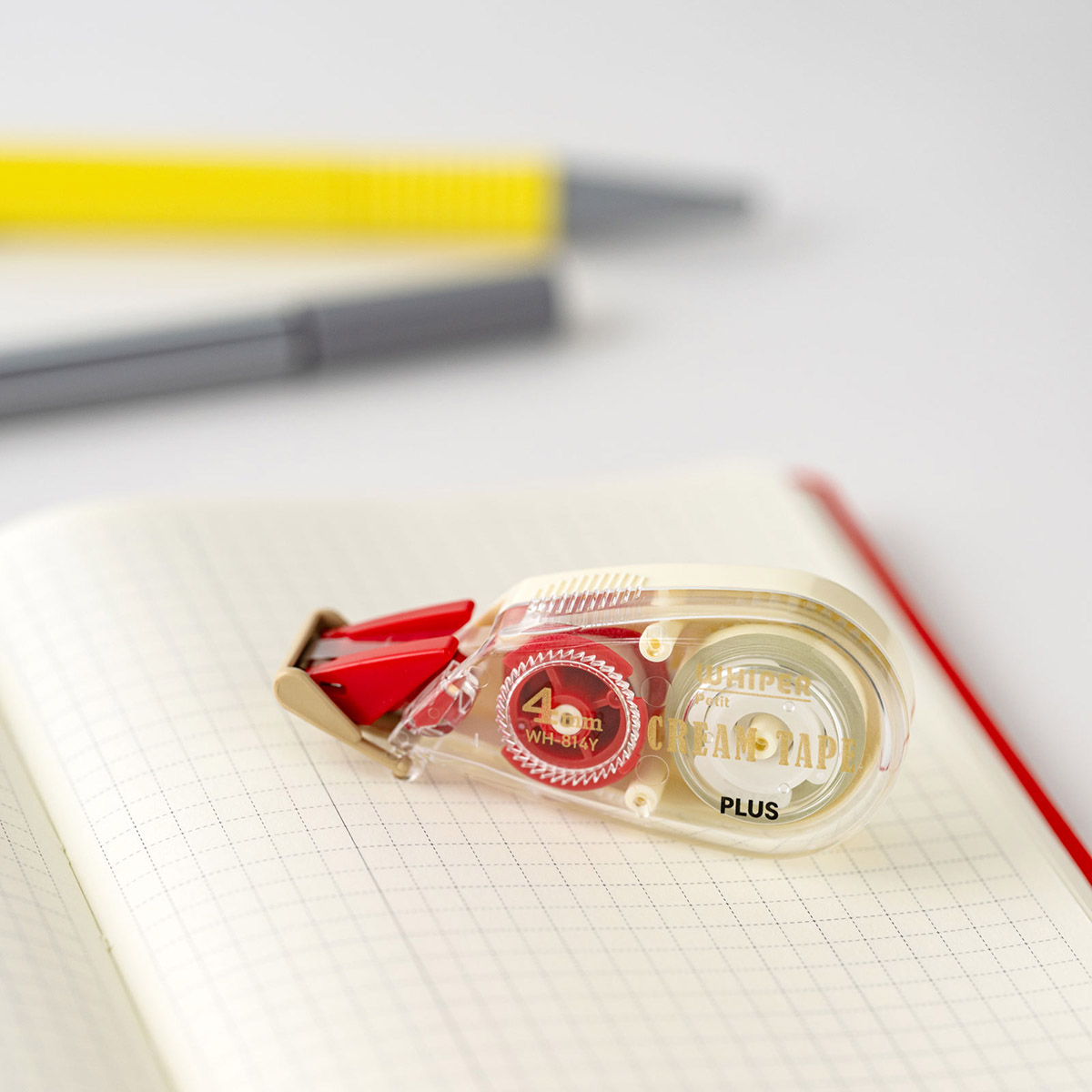 paster studio ビーニー ホワイト Correction Tape Whiper Petit - Cream Tape Color 4mm