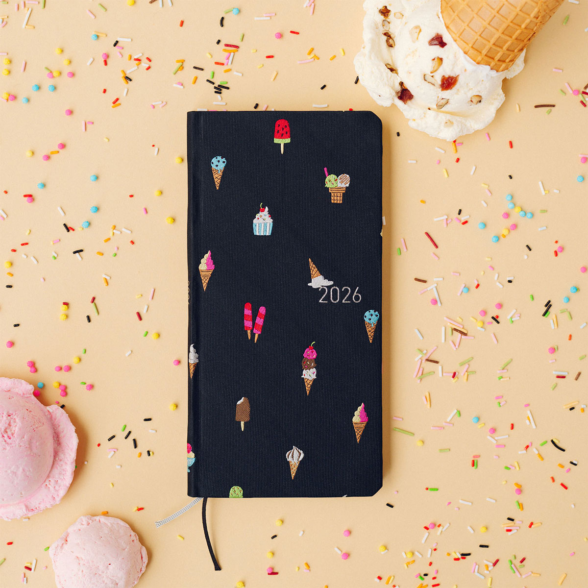 ほぼ日 2026 デコラッシュ たまごっち ハッピー・アイスクリーム プラス×ほぼ日 / （たまごっち/100％ORANGE/ハッピー・アイス