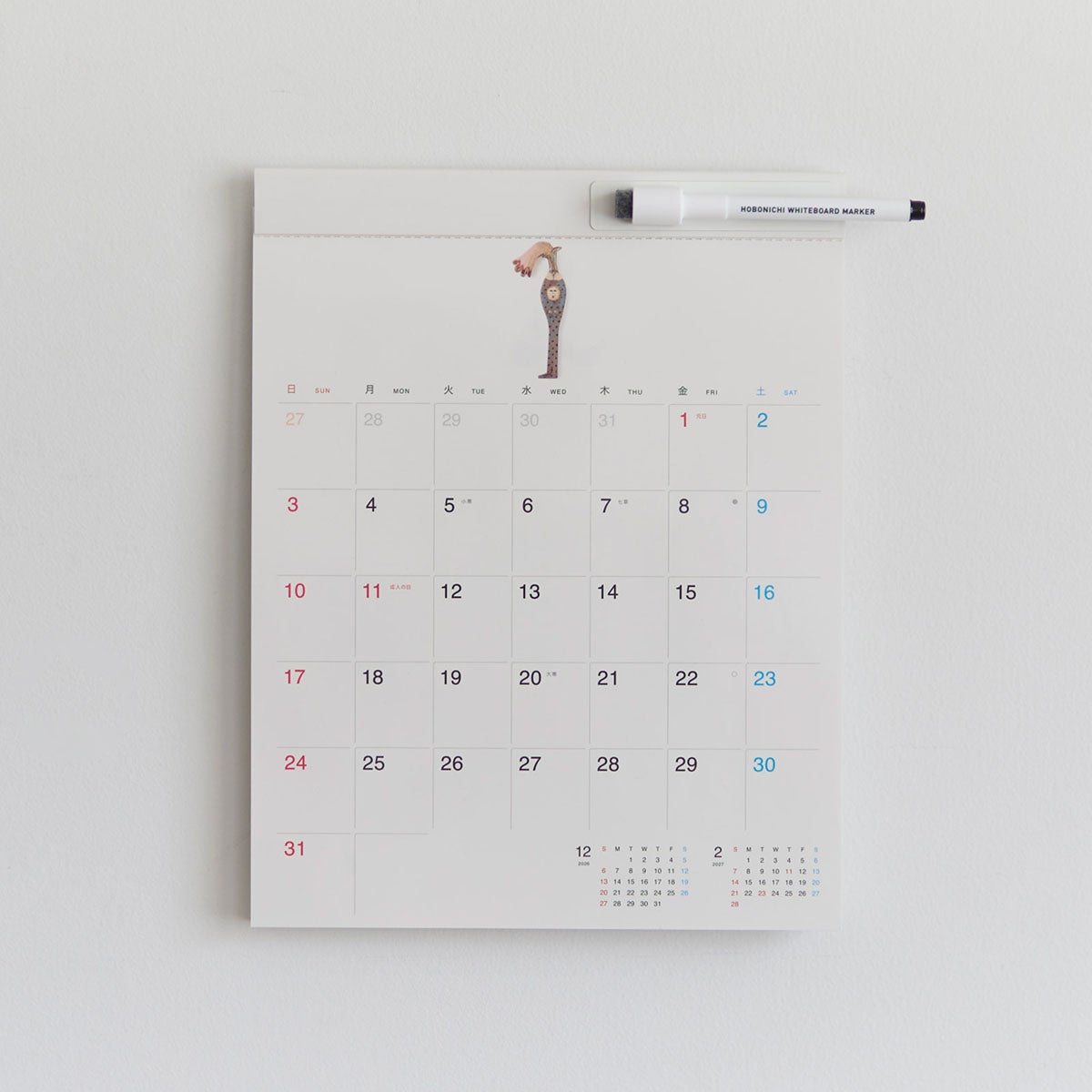ほぼ日]FAMILY COMMUNICATION TOOL / ほぼ日ホワイトボードカレンダー