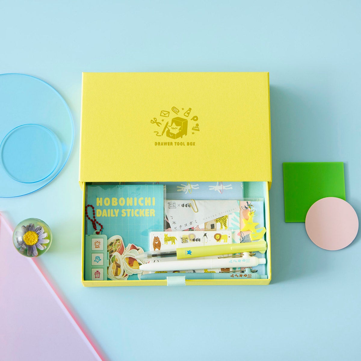ほぼ日　お道具箱　TOOLS＆TOYSBOX　文具セット〜RSHITA ひきだしお道具箱セット - 文具・雑貨ラインナップ - 文具・雑貨