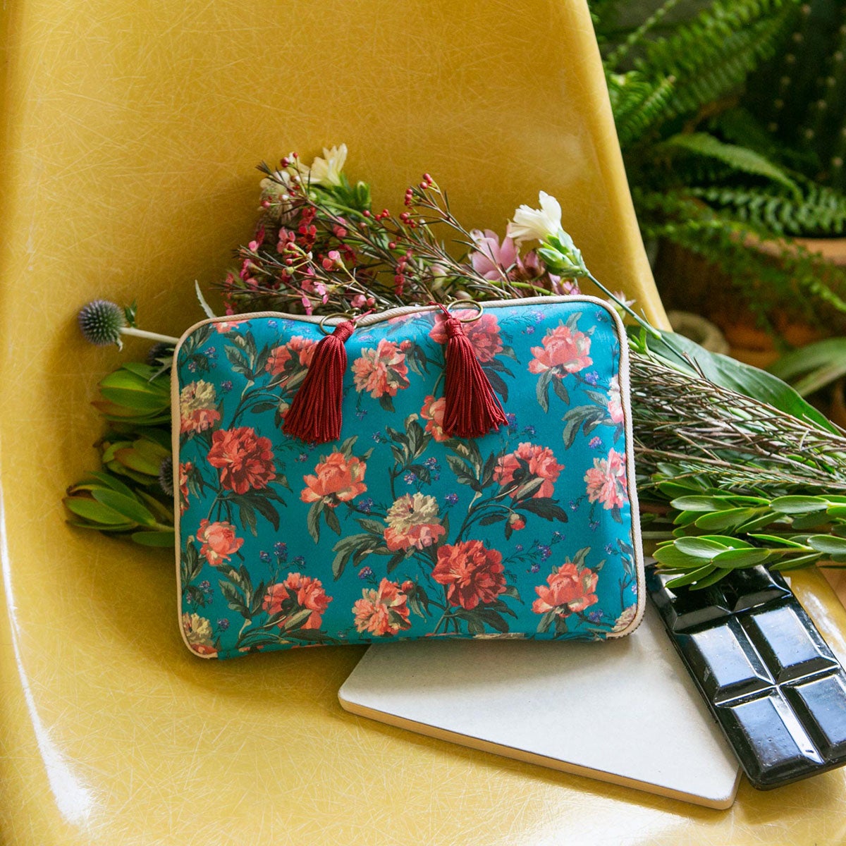 LIBERTY FABRICS / Decadent Blooms ［おおきいひきだしポーチ
