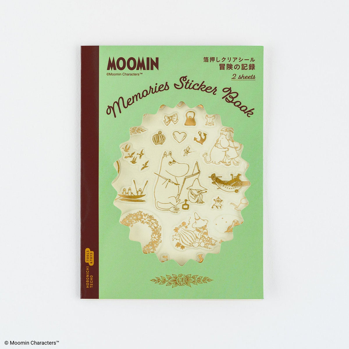 ムーミン / 箔押しクリアシール 冒険の記録 - 文具・雑貨ラインナップ