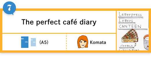 The perfect café diary