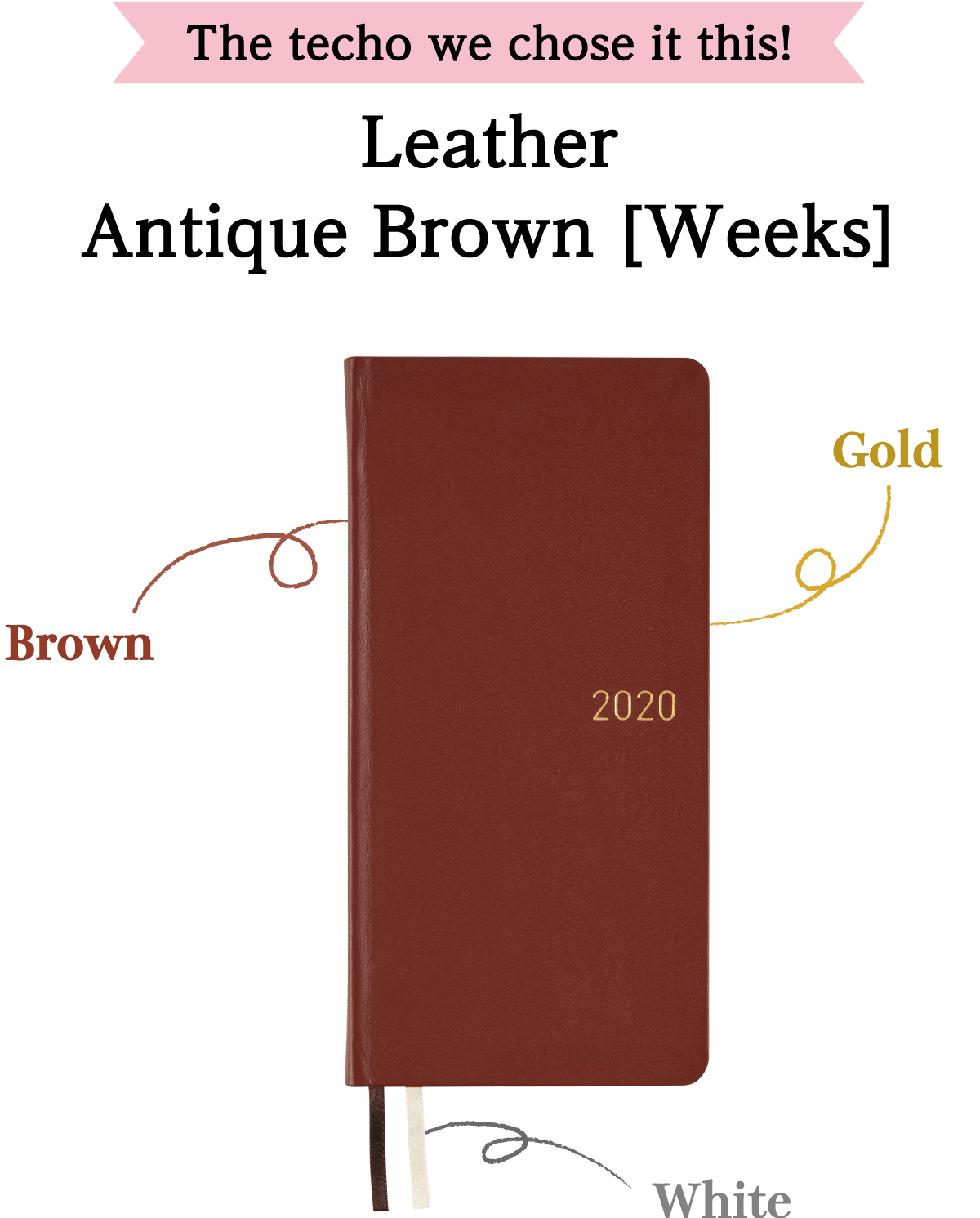 The techo we chose is this! Leather Antique Brown [Weeks]