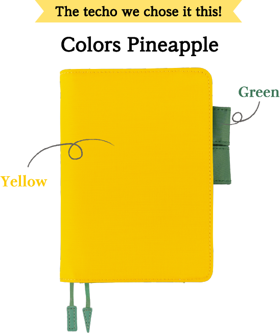 The techo we chose it this! Colors Pineapple