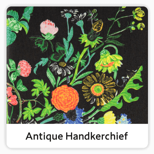 August 2nd: Antique Handkerchief - Primavera (Yellow) [A5 size cover]