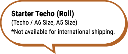 Tsuchiya Bag Factory Starter Techo (Roll) (Techo / A6 Size, A5 Size) *Not available for international shipping.