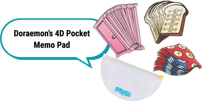 Doraemon’s 4D Pocket Memo Pad