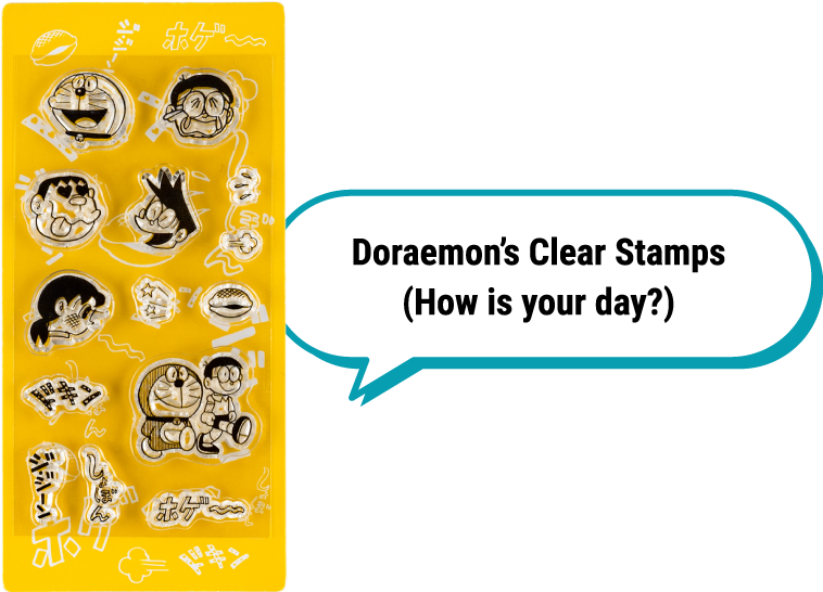 Doraemon’s Clear Stamps (How is your day?)