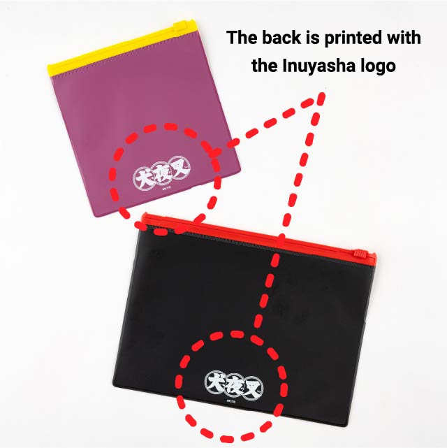 The back is printed with the Inuyasha logo