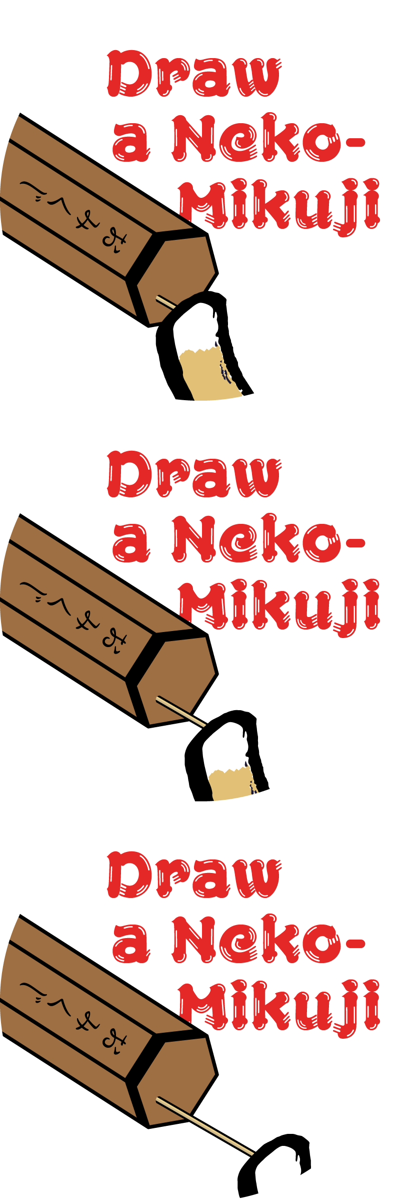 Draw a Neko-Mikuji