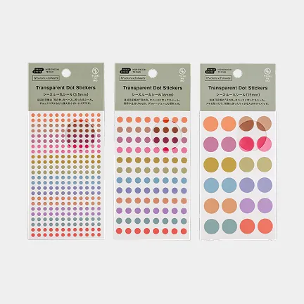 Index Stickers | TSUKI no IRO | Hobonichi Techo