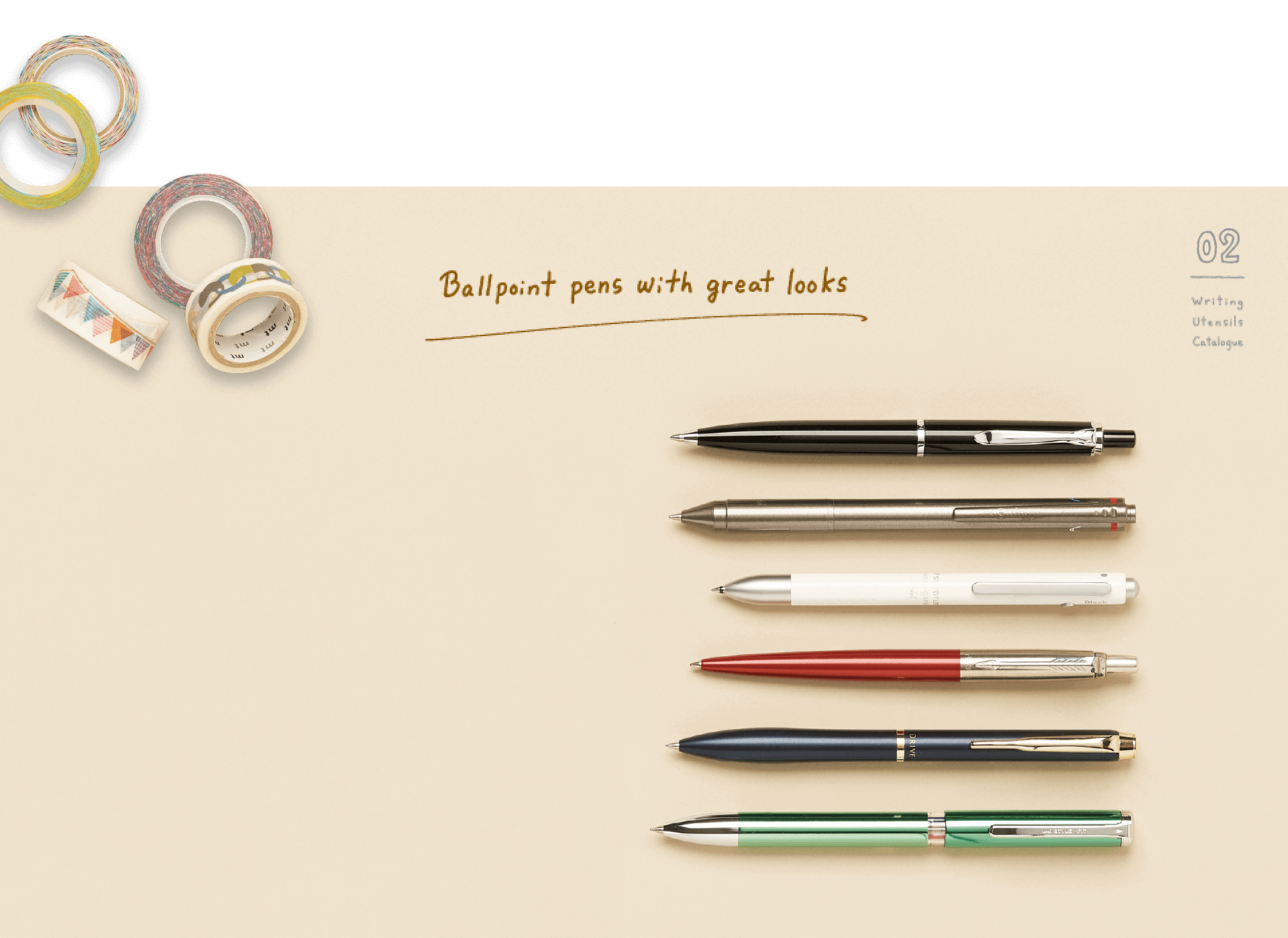 Ballpoint pens with great looks