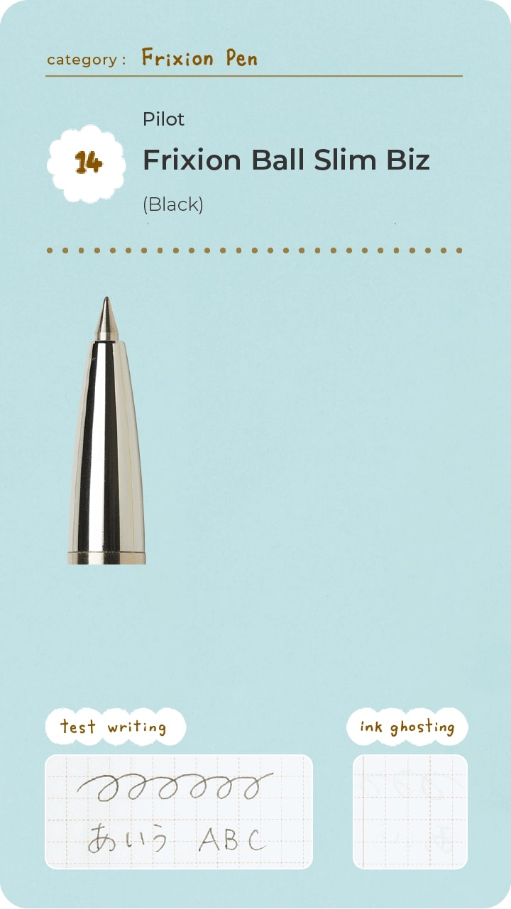 Pilot Frixion Ball Slim Biz (Black)