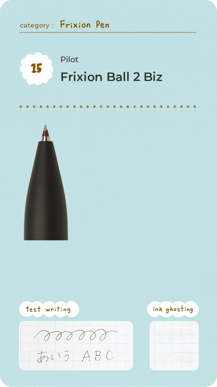 Pilot Frixion Ball 2 Biz