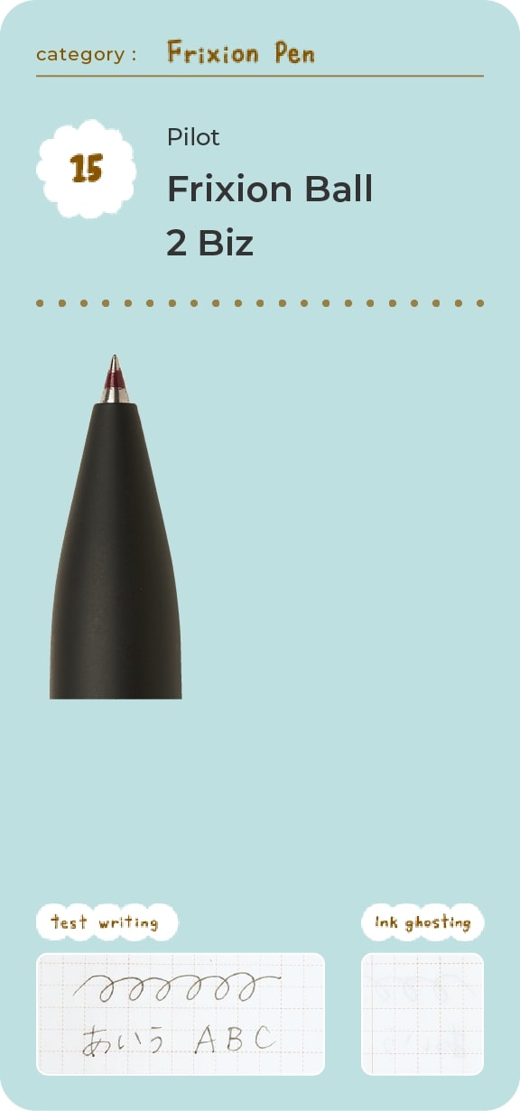 Pilot Frixion Ball 2 Biz