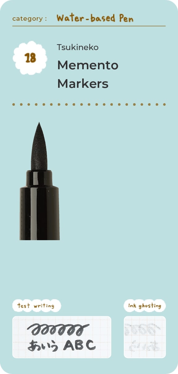 Tsukineko Memento Markers