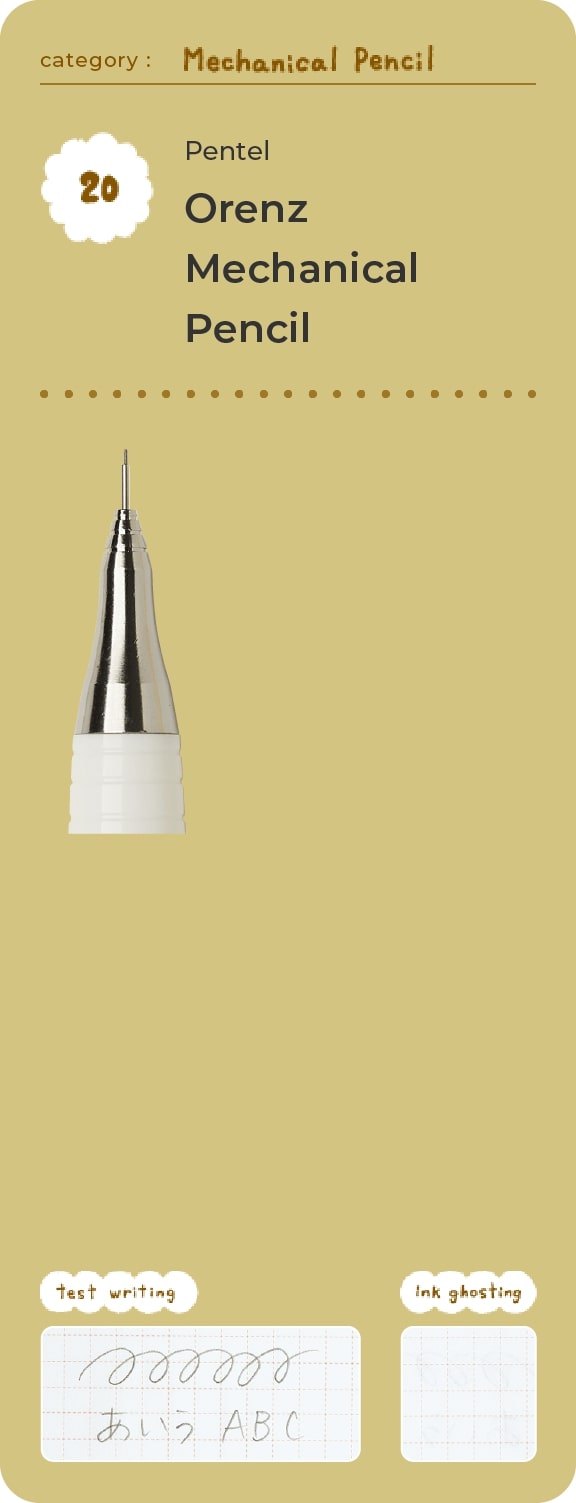 Pentel Orenz 0.2mm Mechanical Pencil