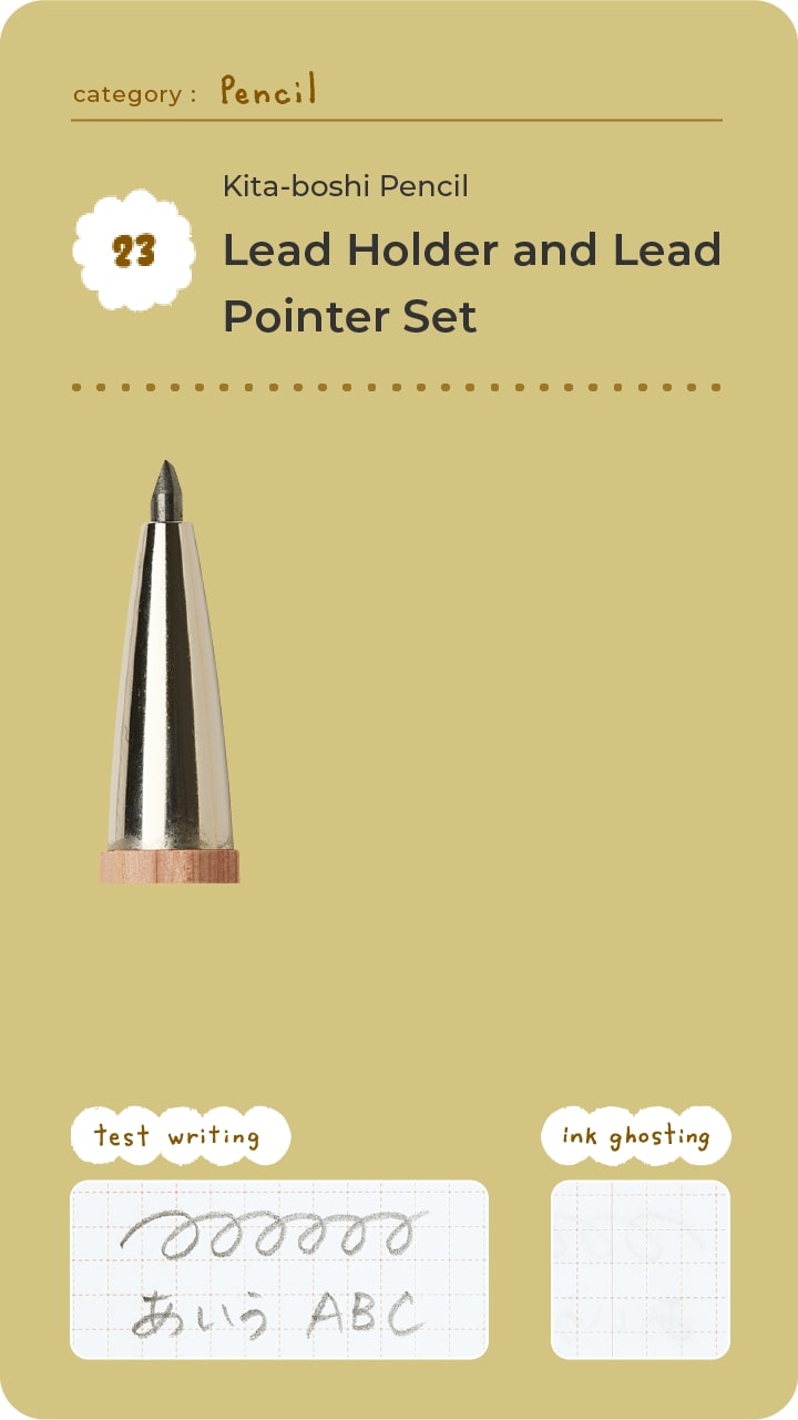 Kita-boshi Pencil Lead Holder and Lead Pointer Set