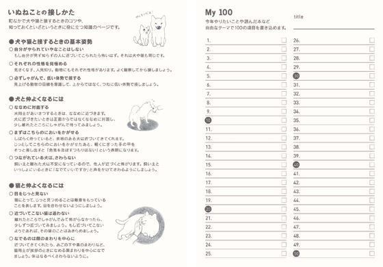 「ほぼ日手帳2017」のおまけページより