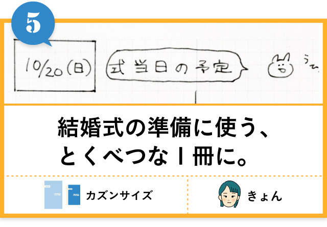 結婚式の準備に使う、とくべつな１冊に。