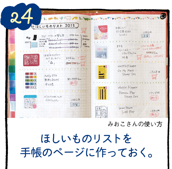 ほぼ日手帳の使い方ヒント