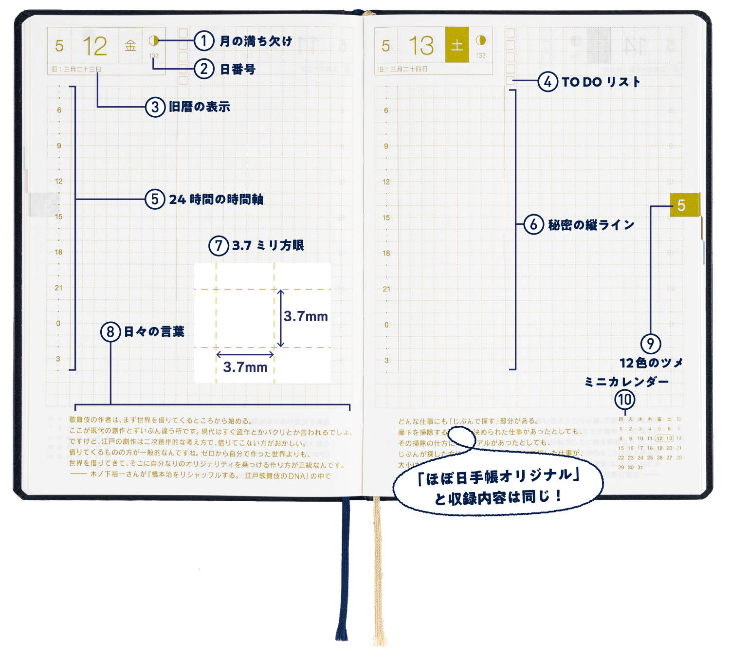 引き出物 ほぼ日手帳 2023 HON 茶色ケース kids-nurie.com