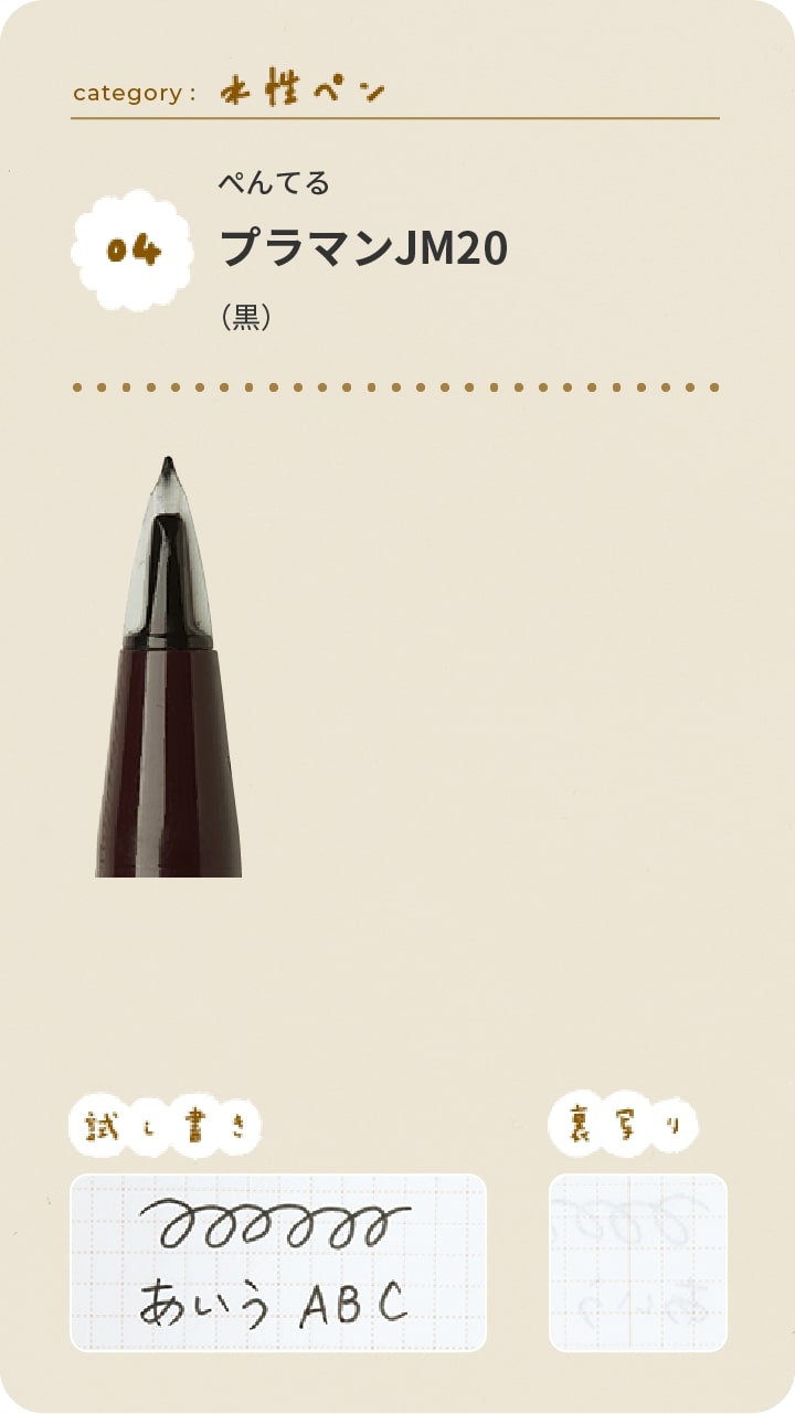 ぺんてる　プラマンJM20（黒）