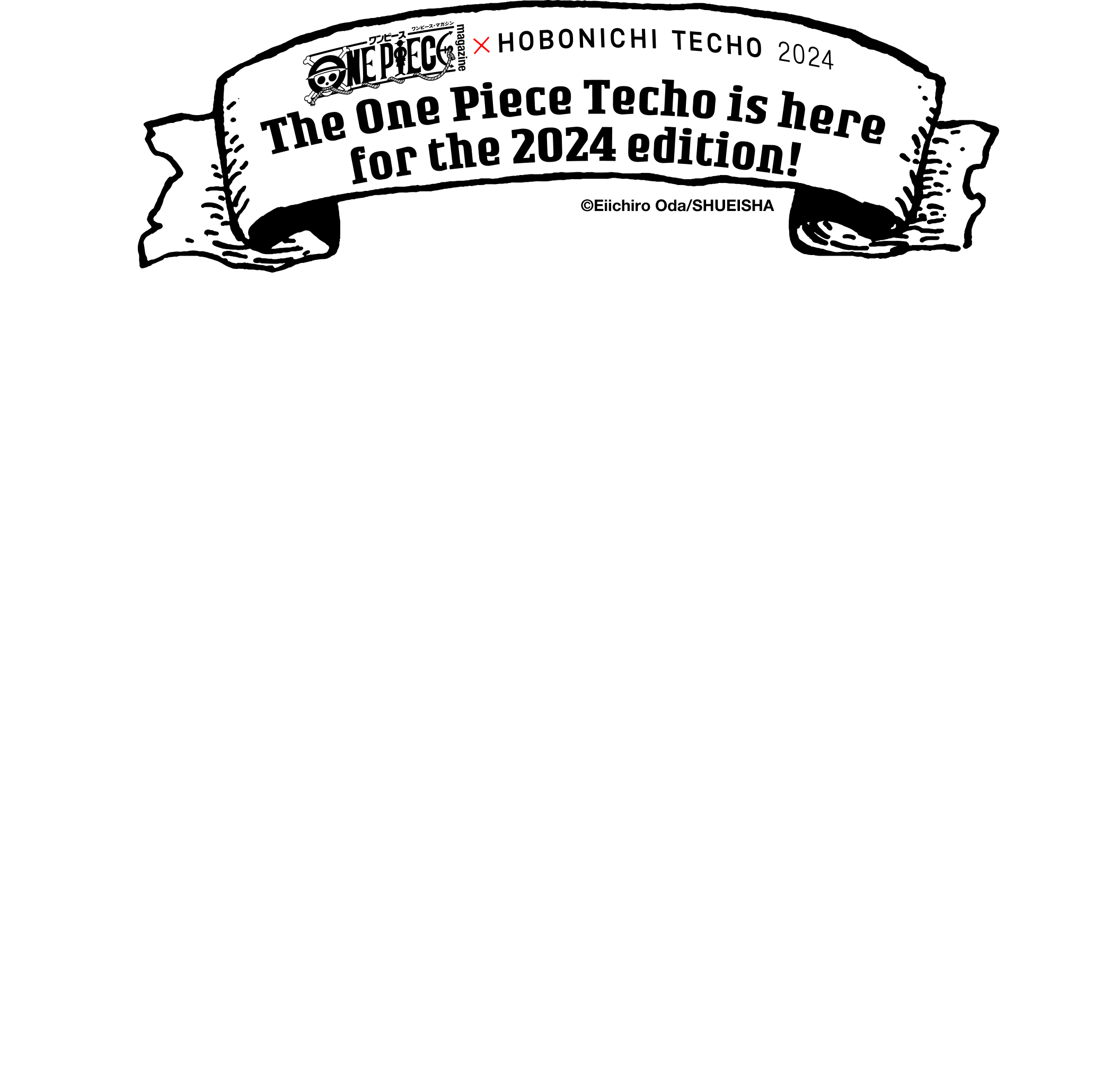 Hobonichi Techo A6 Original Book - One Piece Edition 2024 JPN
