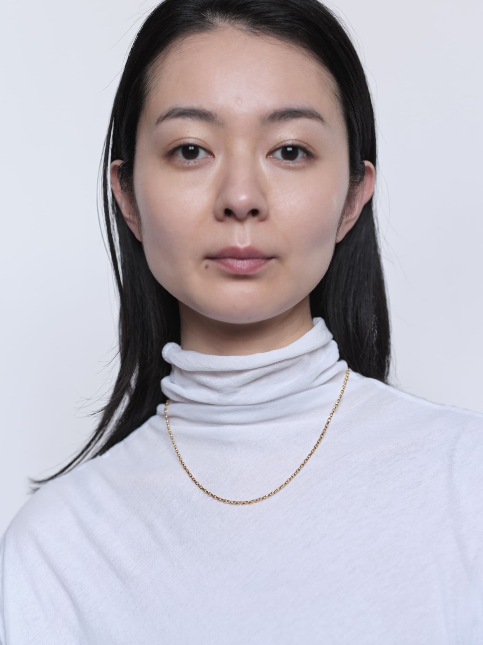 ひとさじのジュエリー une pincée Gold Collection - glacé - | オーバルチェーンネックレス の画像１