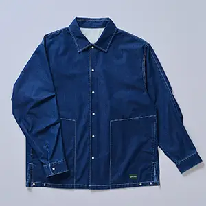 kazeシャツ デニム（COOLMAX）