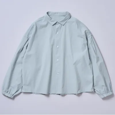 kazeブラウス シアー アイスグレー