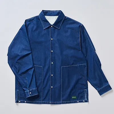 kazeシャツ インディゴデニム