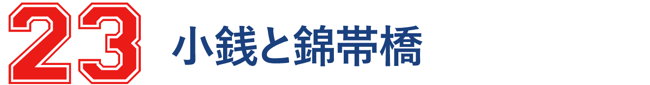 23 小銭と錦帯橋